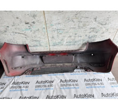 Бампер задній Червоний HB VW Golf VI 2009-2013 