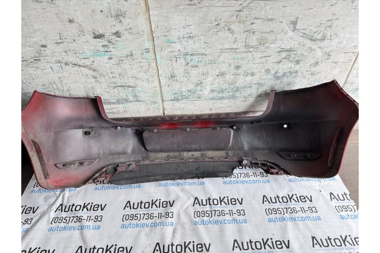 Бампер задний Красный HB VW Golf VI 2009-2013 5K6807421