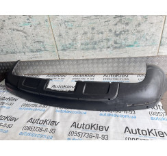 Спойлер спідниця заднього бампера VW Touraeg 7L