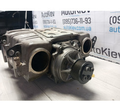 Компрессор наддува Audi Q7 4M 3.0 2017 без радиаторов сальник под замену