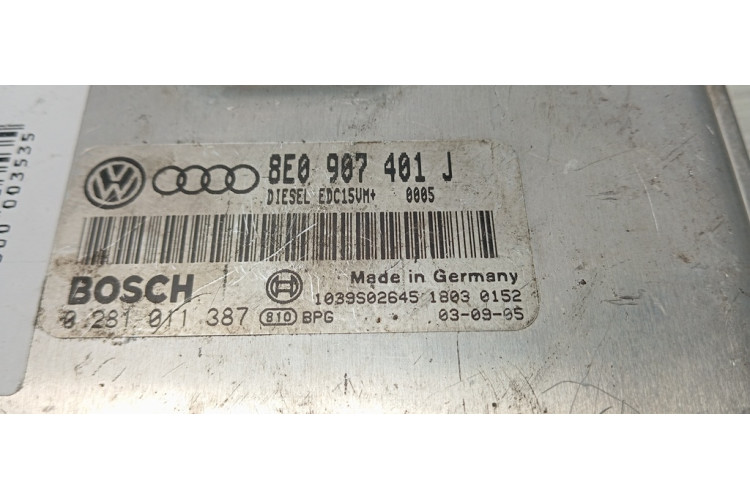 Блок керування двигуном Audi Allroad quattro 2000-2005 8E0907401J Блок керування двигуном Audi Allroad quattro 2000-2005 8E0907401J