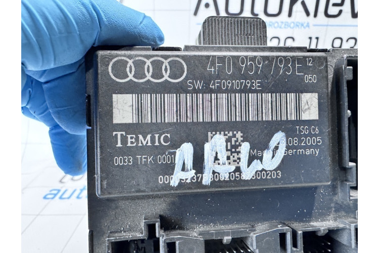 Блок комфорта двери левый Audi A6 [C6,4F] 2004-2011 4F0959793E