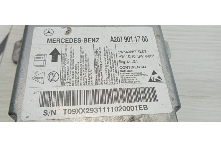 Блок управління подушками airbag Mercedes Benz C207 E-Coupe 2009-2016 A2079011700 Блок управління подушками airbag Mercedes Benz C207 E-Coupe 2009-2016 A2079011700