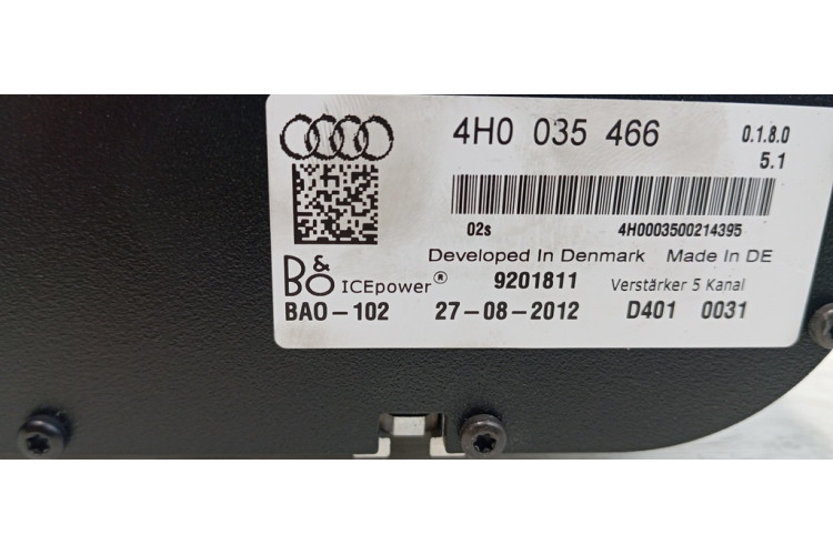 Усилитель звука bang olufsen Audi A8 [4H] 2010-2017 4H0035466