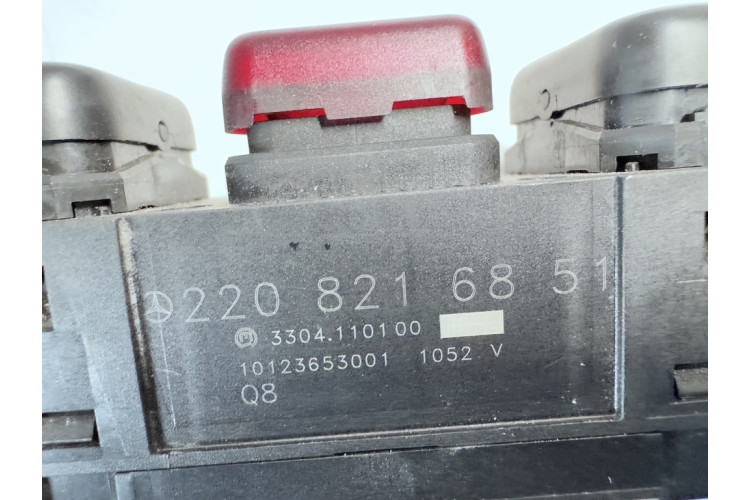 Блок кнопок торпеды Mercedes Benz W220 1998-2005 A2208216851