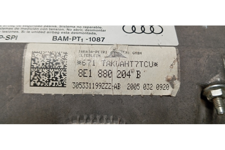Подушка безопасности пассажирская в торпедо Audi A4 [B7] 2005-2007 8E1880204B