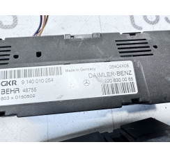 Блок управління заслінками пічки Mercedes Benz W215 CL coupe 1999-2006