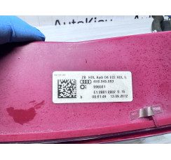 Ліхтар задній лівий внутрішній Audi A8 [4H] 2010-2017