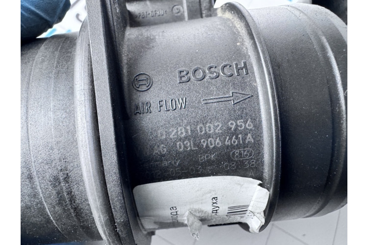 Датчик масової витрати повітря (витратомір) Seat Leon (1P1) 2005-2013 0281002956 Датчик масової витрати повітря (витратомір) Seat Leon (1P1) 2005-2013 0281002956