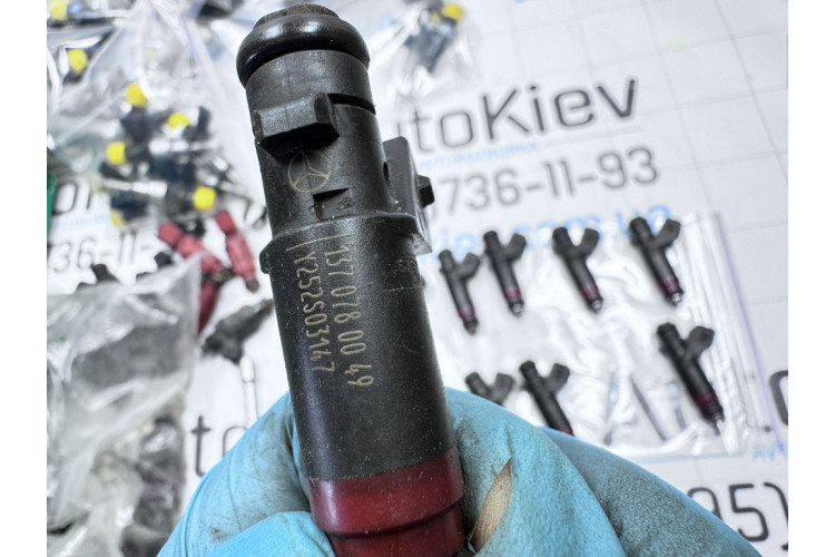 Форсунка впрыска топлива бензин Mercedes Benz W215 CL coupe 1999-2006 1370780049 Форсунка впрыска топлива бензин Mercedes Benz W215 CL coupe 1999-2006 1370780049