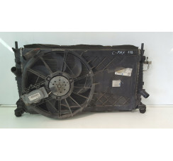 Вентилятор диффузор радиатора в сборе Ford Focus II 2008-2011