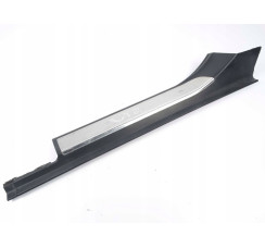 Накладка заднего левого дверного проёма с хромом long надпись W12 Mercedes Benz W220 1998-2005