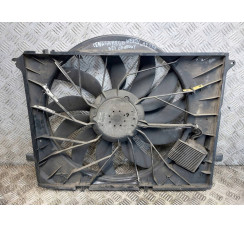 диффузор радиатора в сборе с крыльчаткой Mercedes Benz W220 1998-2005